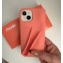 Помаранчевий літній чохол rhode Peach Pit на iPhone 15
